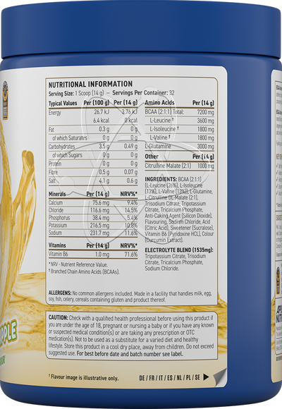 Applied Nutrition BCAA Amino Hydrate - 450 g  Pineapple