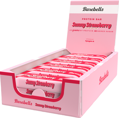 Barebells Protein Bar - 12 x 55 g - Sunny Strawberry