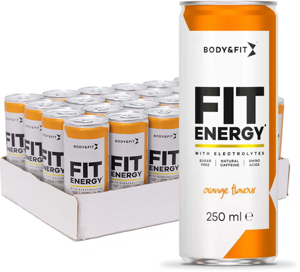Body & Fit Fit Energy - 24 x 250 ml Orange