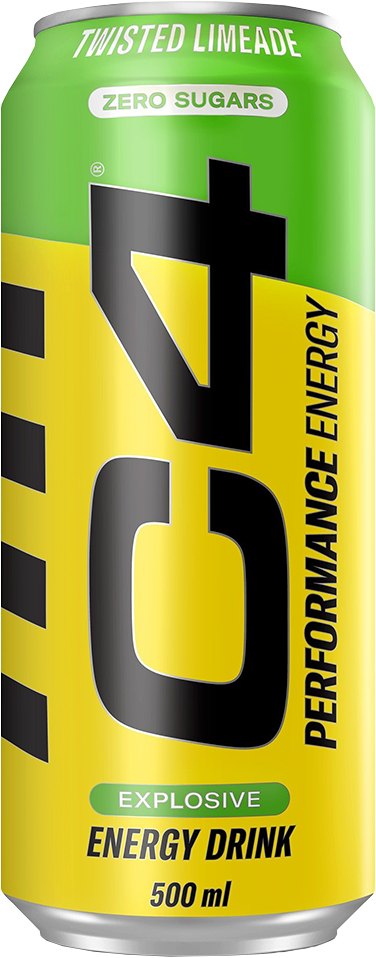 C4 Energy - 12 x 500 ml Twisted Limeade