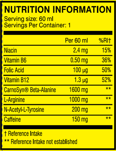 C4 Energy Shot - 12 x 60 ml Citrus Berry