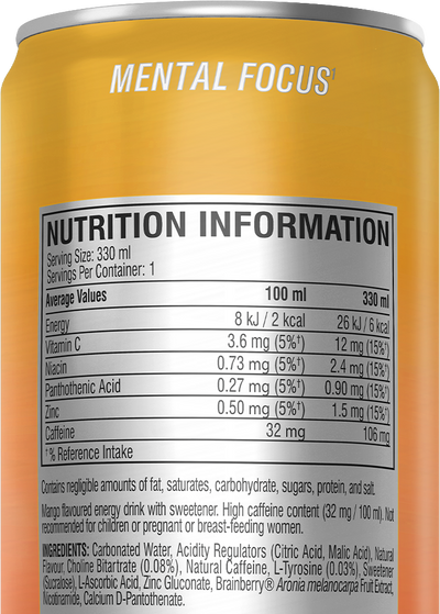 C4 Smart Energy - 12 x 330 ml Mango