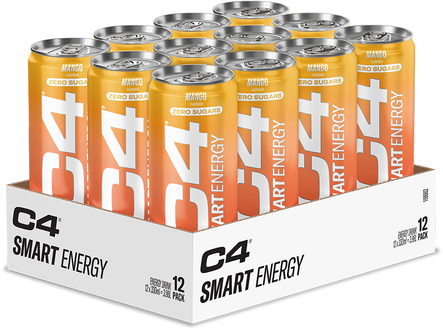 C4 Smart Energy - 12 x 330 ml Mango