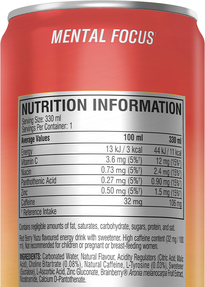 C4 Smart Energy - 12 x 330 ml Red Berry