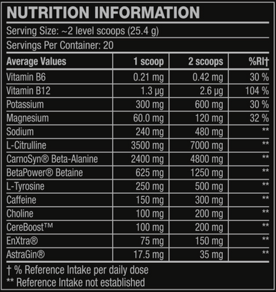 C4 Ultimate Performance - 20 servings Tutti Frutti