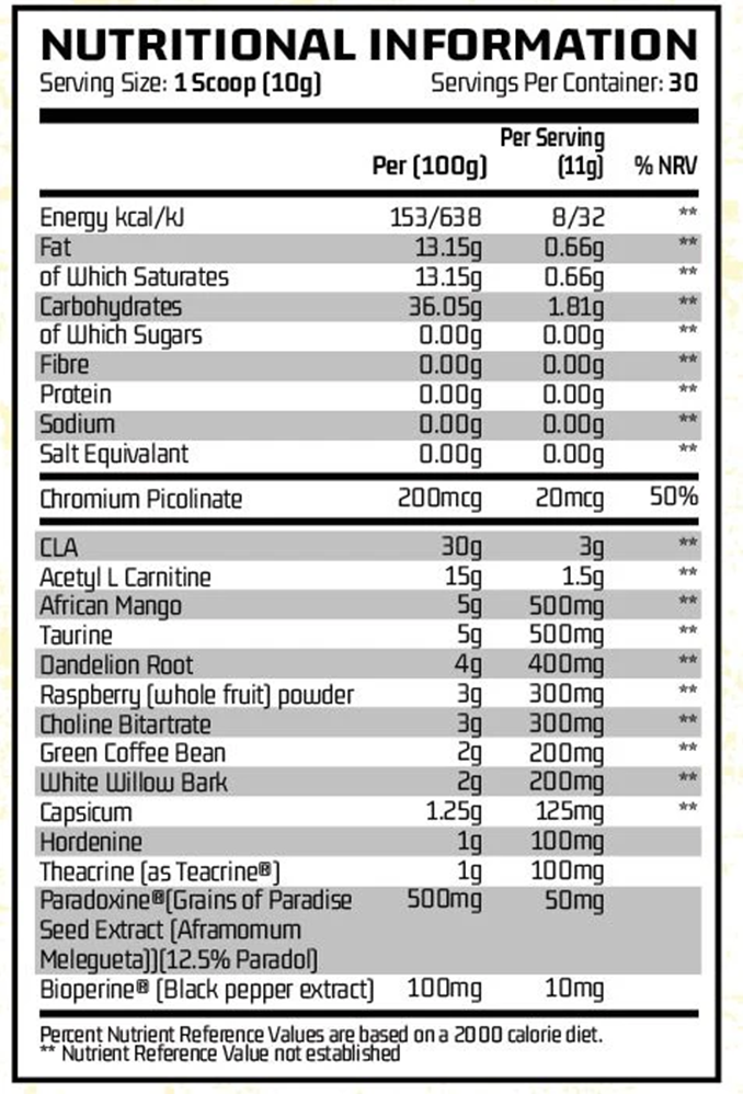 Chemical Warfare AM Eradicate - 300 g Blueberry Lemonade