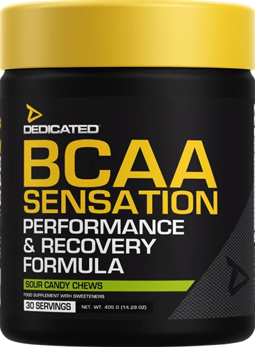 Dedicated Nutrition BCAA Sensation - 30 servings Sour Candy Chews