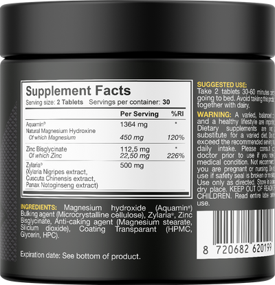 Dedicated Nutrition ZM-z - 60 tabs