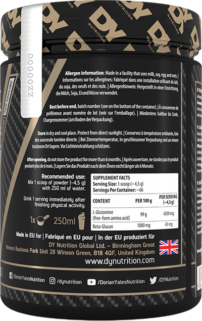 Dorian Yates Nutrition Glutamine - 300 g