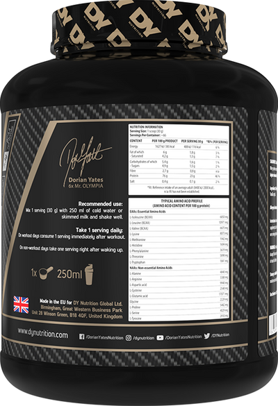 Dorian Yates Nutrition Shadowhey - 2000 g