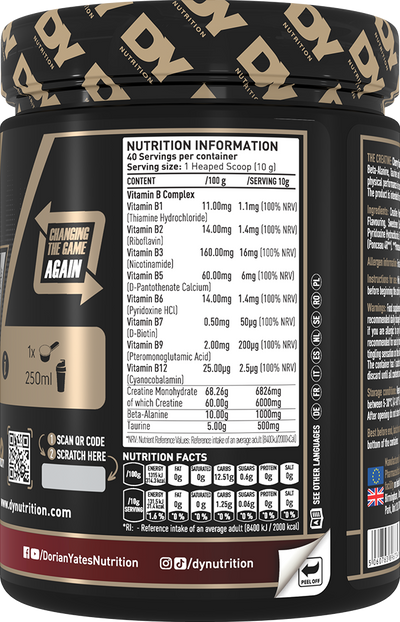 Dorian Yates Nutrition The Creatine - 400 g Cherry
