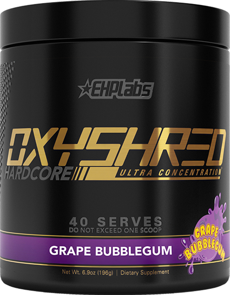 EHP Labs OxyShred Hardcore - 40 servings Grape Bubblegum