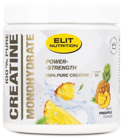 ELIT 100% Pure Creatine monohydrate, 300 g, Pineapple