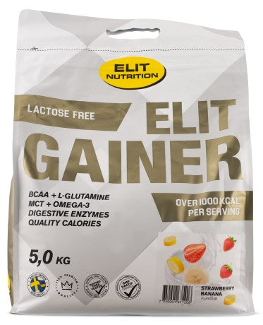 ELIT GAINER - Lactose free, 5000 g, Strawberry Banana