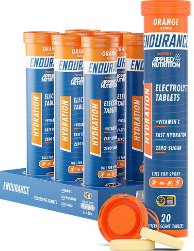Applied Nutrition Endurance Hydro Tabs - 6 x 20 tabs - Orange