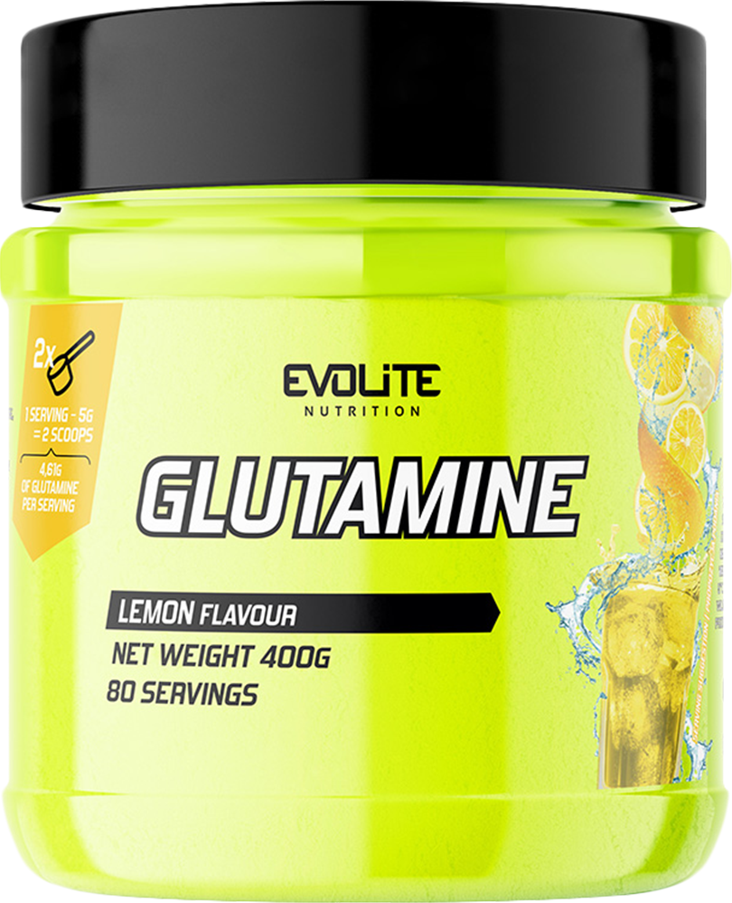 Evolite Glutamine - 400 g Lemon