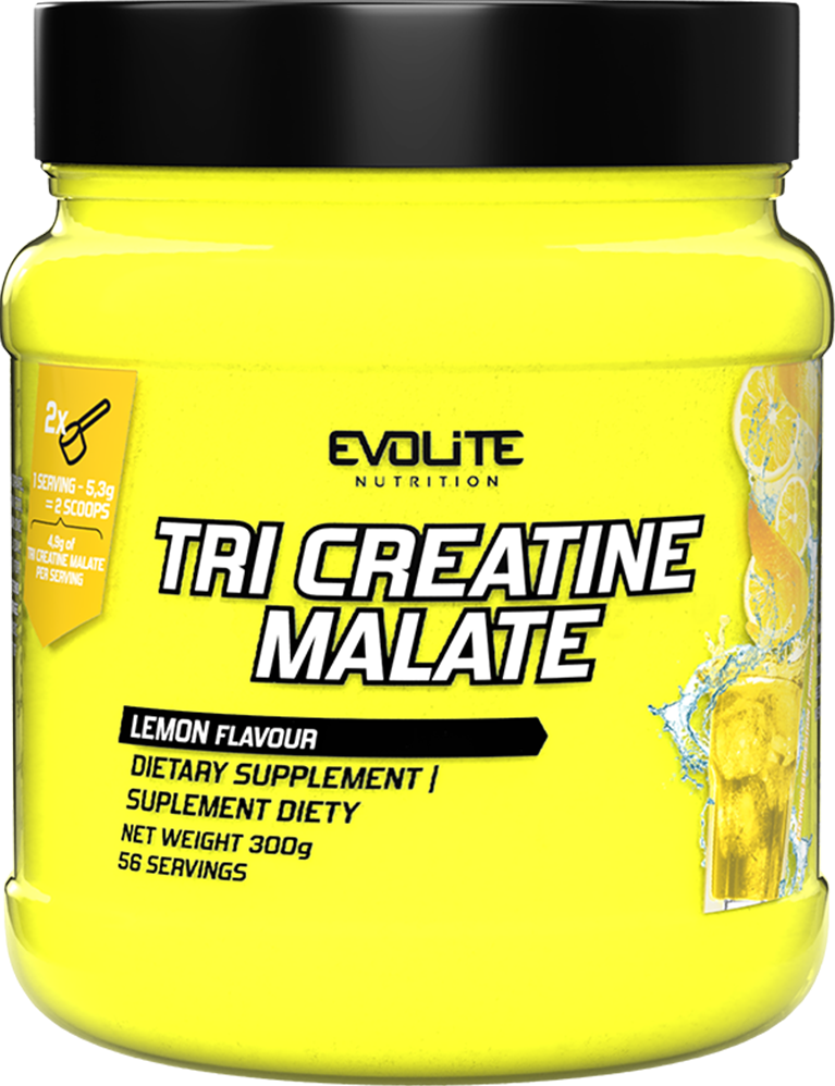 Evolite Tri Creatine Malate - 300 g Lemon