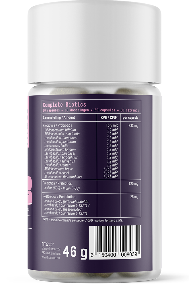 Fit & Co Complete Biotics - 60 caps
