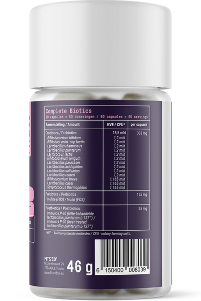 Fit & Co Complete Biotics - 60 caps