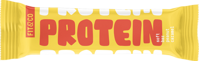 Fit & Co Protein Soft Bar - 10 x 55 g - Peanut Caramel