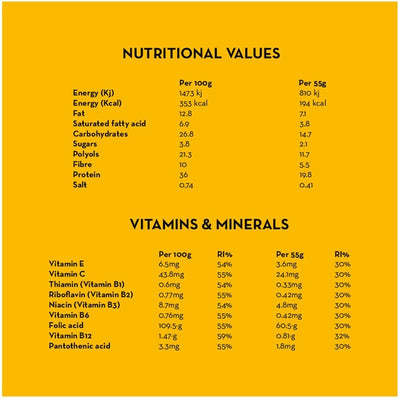 Fulfil Vitamin & Protein Bar - 15 x 55 g Chocolate Brownie