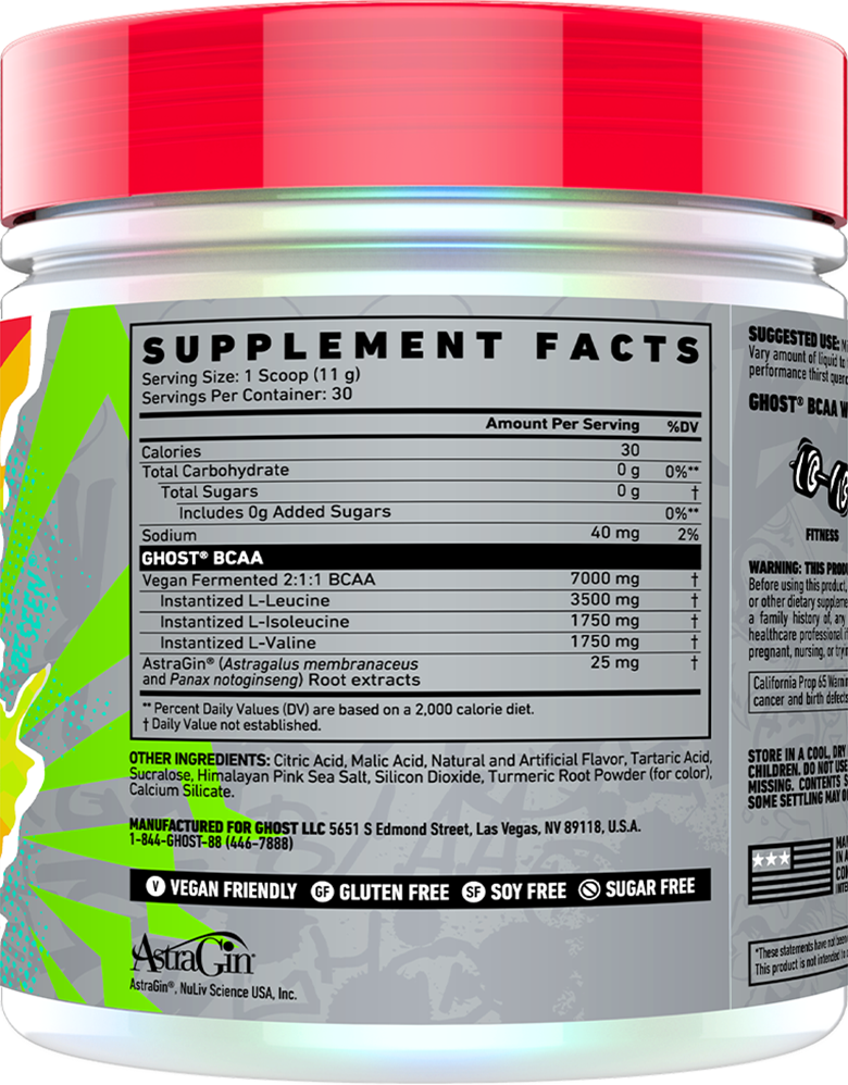 Ghost BCAA - 30 servings Lemon Crush