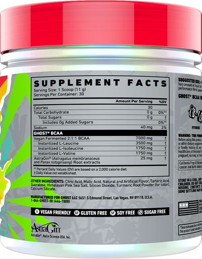 Ghost BCAA - 30 servings Lemon Crush