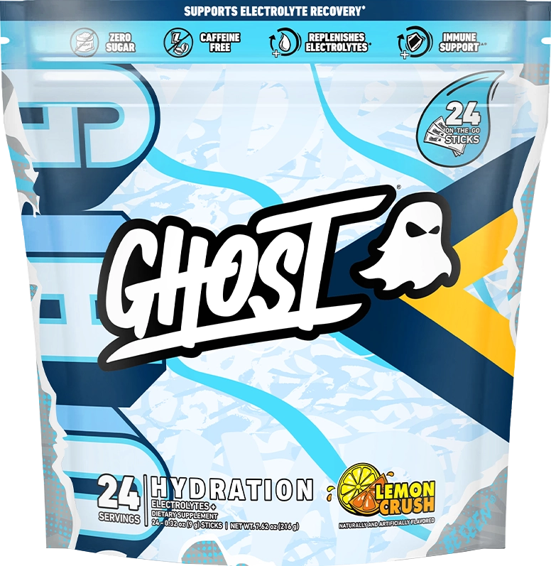 Ghost Hydration Sticks - 24 servings - Lemon Crush