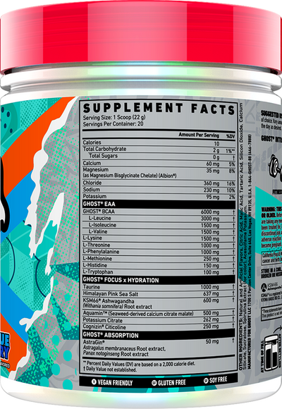 Ghost Intra - 20 servings Blue Raspberry