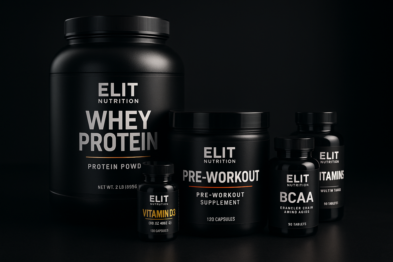 Grymt, men kan du göra nån som består av kosttillskott som som vi säljer, exempel produkter ifrån elit nutrition som vi har inne 