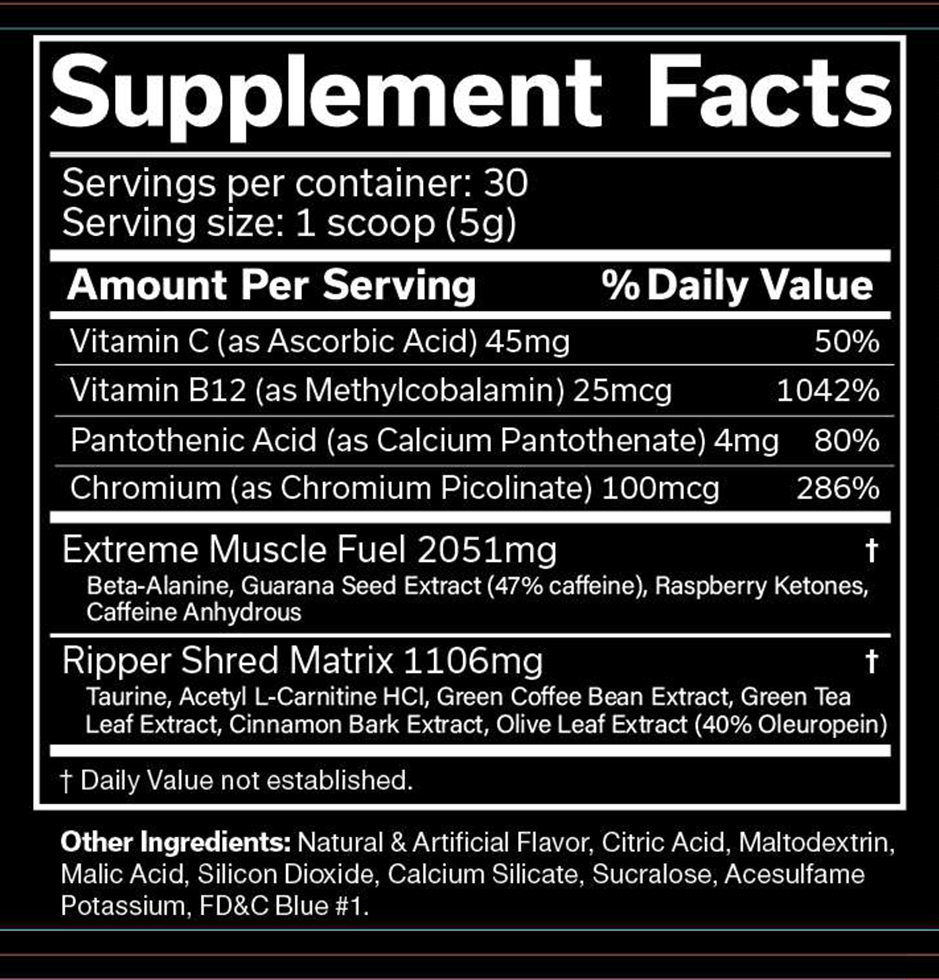 JNX The Ripper - 150 g Blue Raspberry