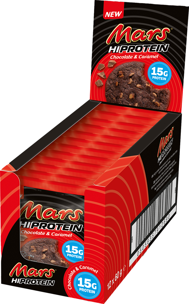 Mars HiProtein Cookie - 12 x 60 g - Chocolate & Caramel