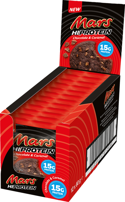 Mars HiProtein Cookie - 12 x 60 g - Chocolate & Caramel