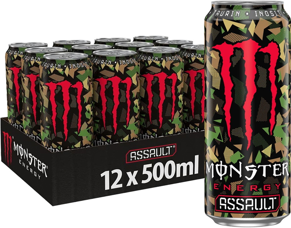 Monster Energy Assault - 12 x 500 ml