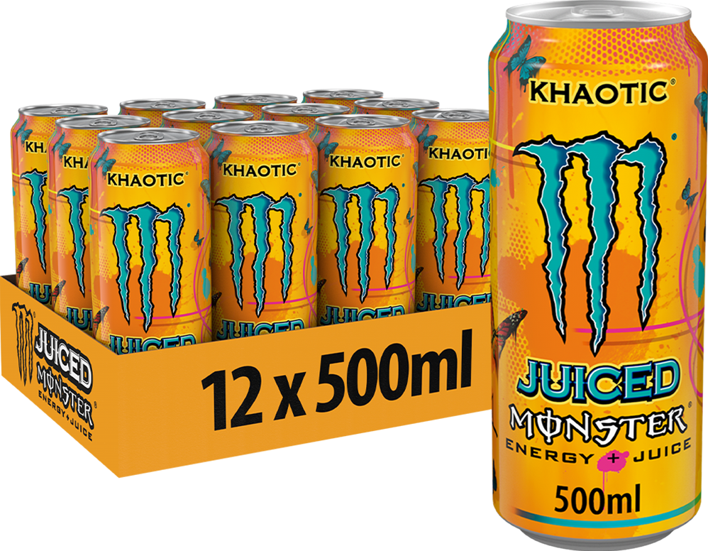 Monster Energy Juiced - 12 x 500 ml Khaotic