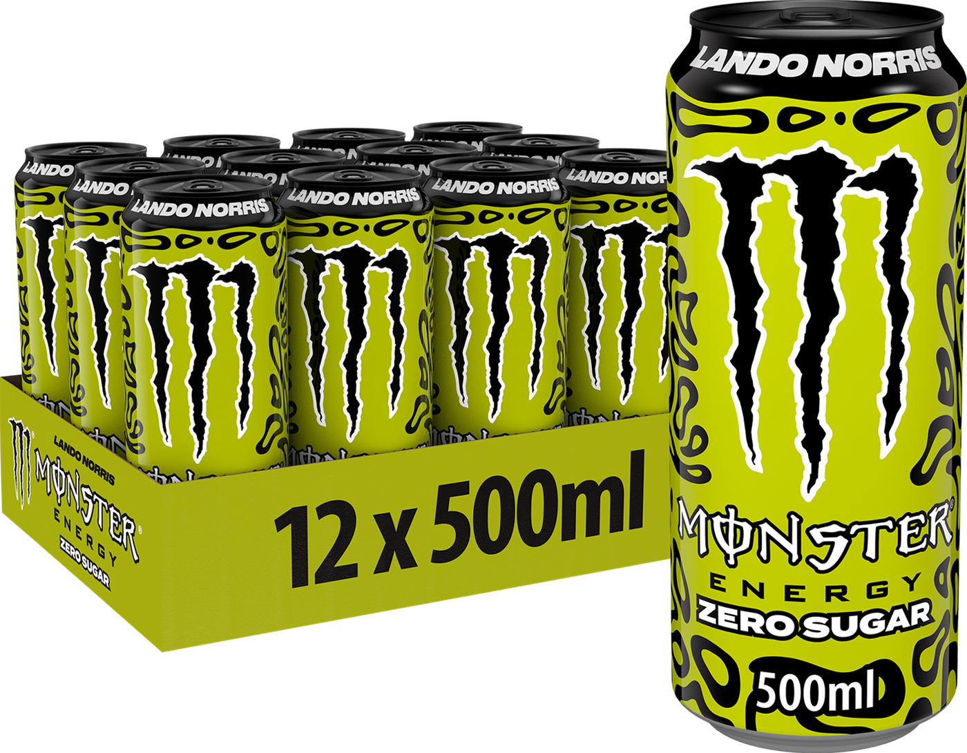 Monster Energy Lando Norris Zero Sugar - 12 x 500 ml