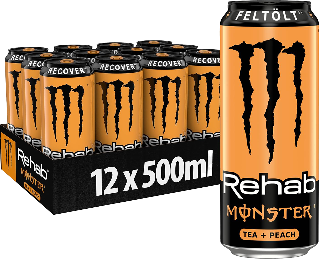 Monster Energy Rehab - 12 x 500 ml Peach
