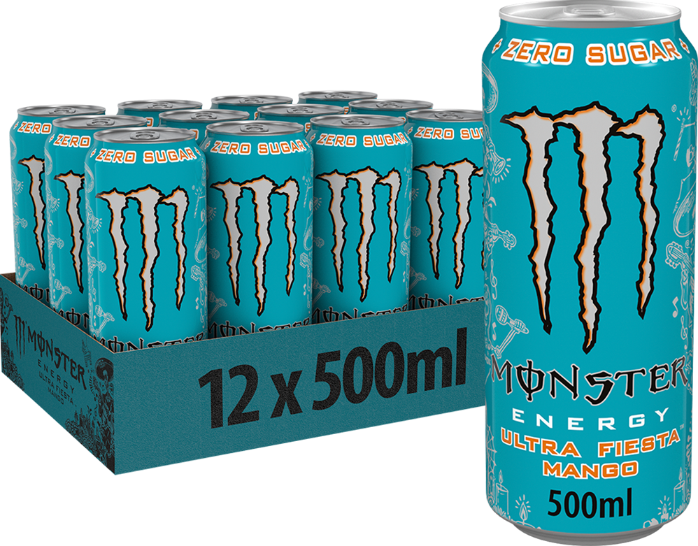 Monster Energy Ultra - 12 x 500 ml Fiesta