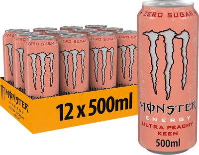 Monster Energy Ultra - 12 x 500 ml Peachy Keen
