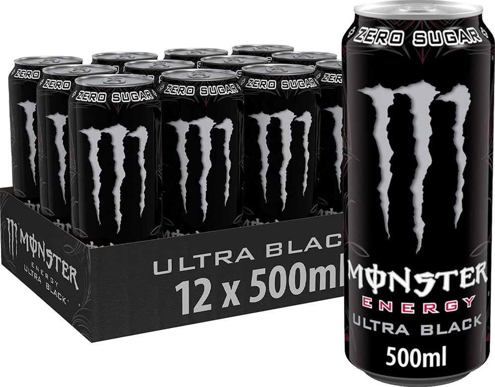 Monster Energy Ultra - 12 x 500 ml Black