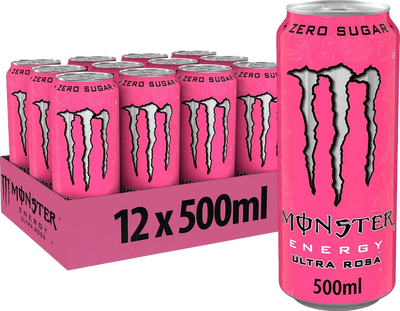 Monster Energy Ultra - 12 x 500 ml Rosa