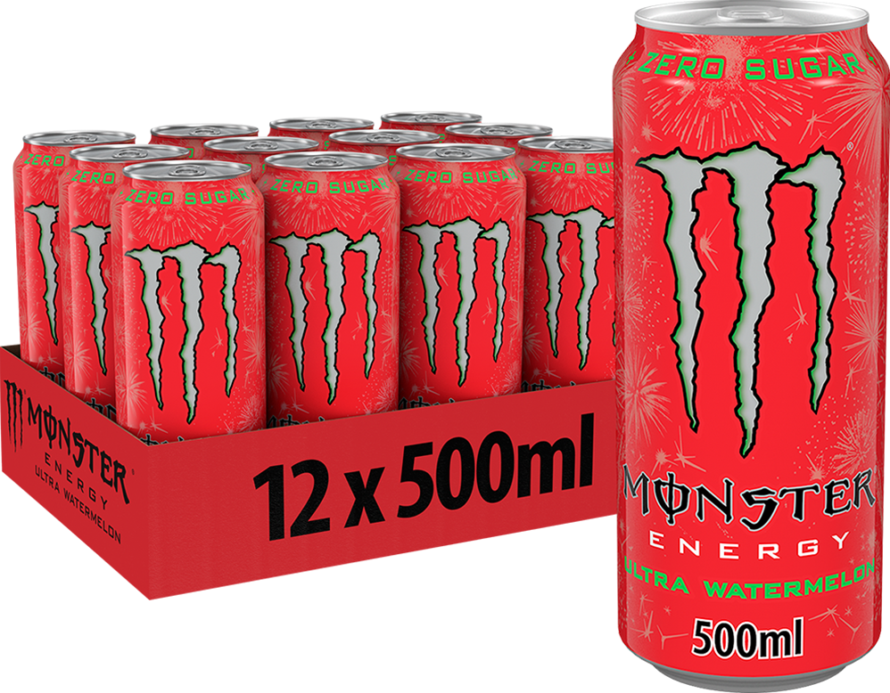 Monster Energy Ultra - 12 x 500 ml Watermelon