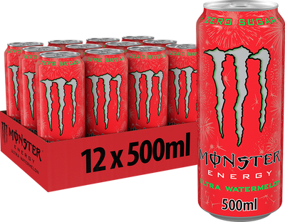 Monster Energy Ultra - 12 x 500 ml Watermelon