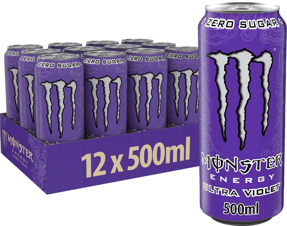 Monster Energy Ultra - 12 x 500 ml Violet