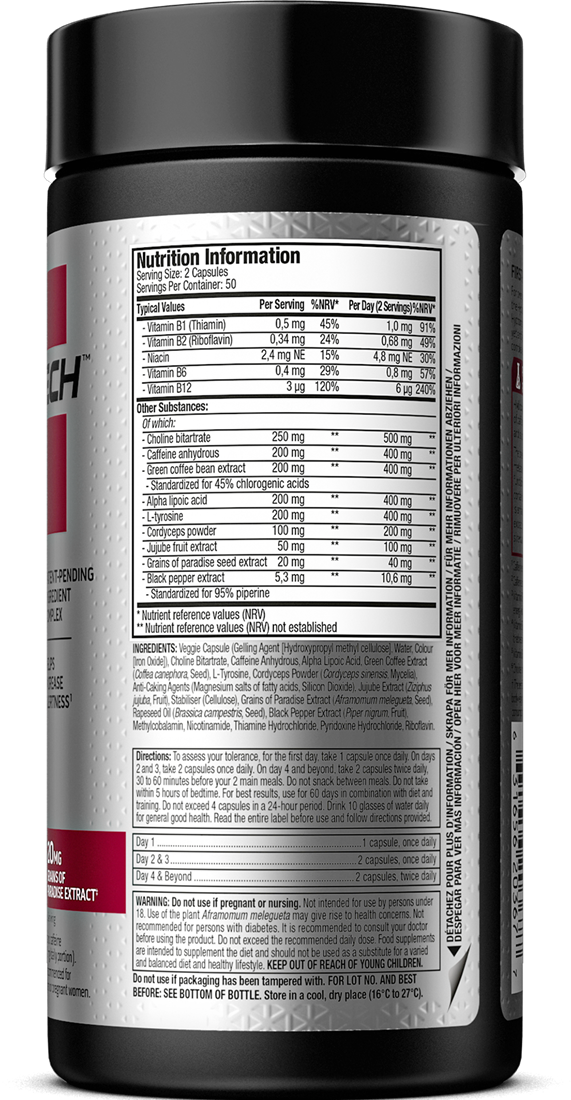 MuscleTech Hydroxycut Hardcore Super Elite - 100 caps