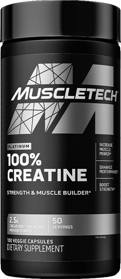 MuscleTech Platinum 100% Creatine Monohydrate - 100caps