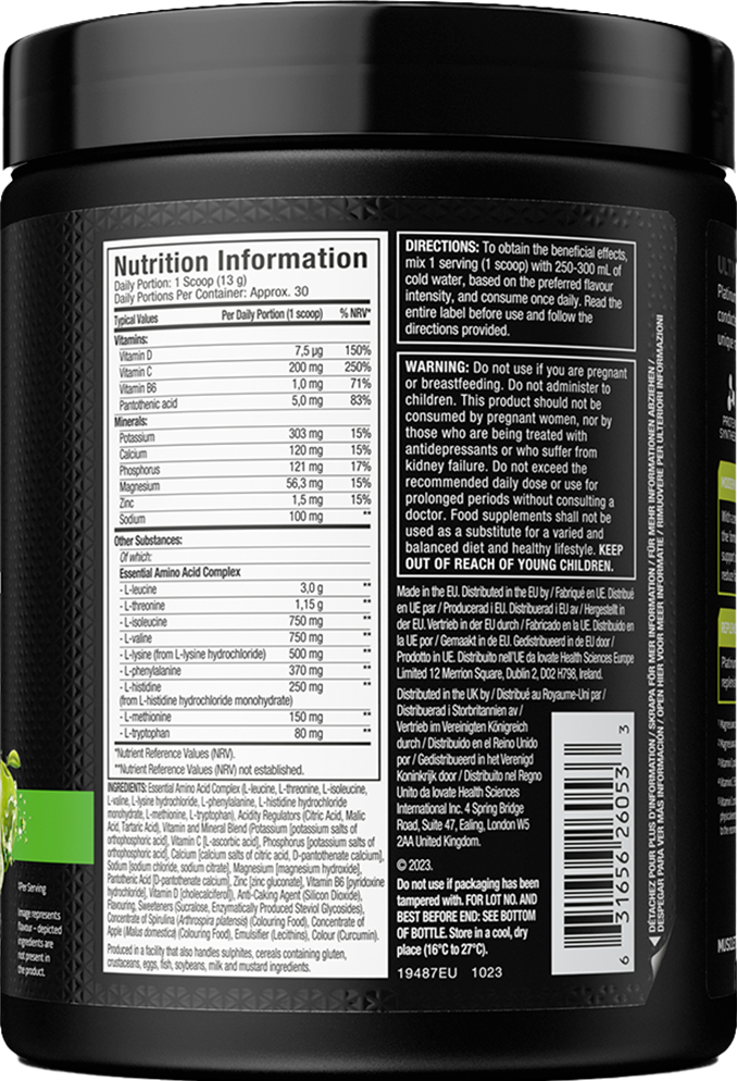 MuscleTech Platinum 100% EAA+ - 400 g Sour Apple