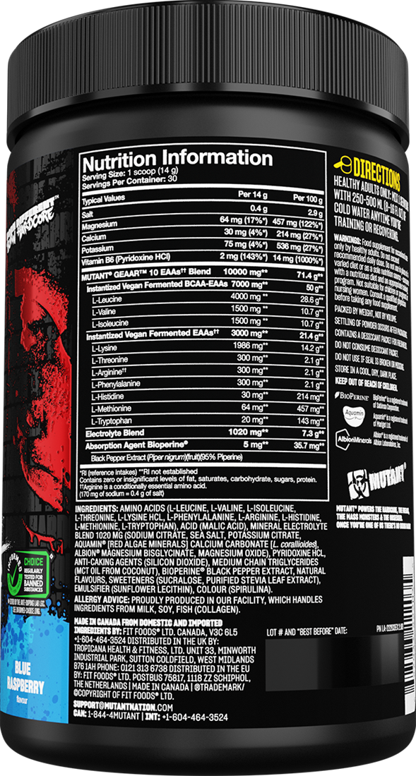 Mutant GEAAR - 420 g - Sweet Ice Tea