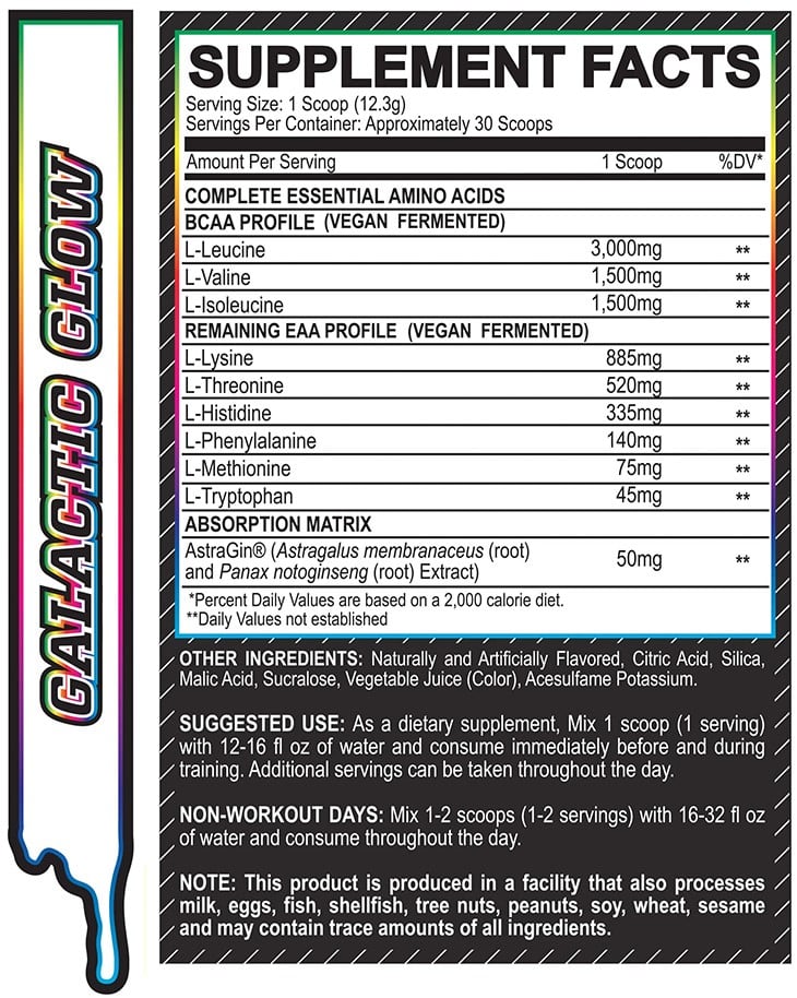 MyoBlox 24/7 Aminos - 30 servings Galactic Glow