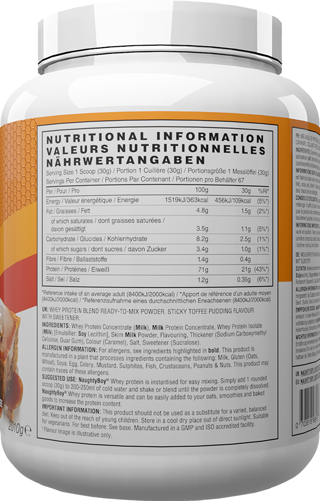 Naughty Boy Advanced Whey Protein - 2000 g